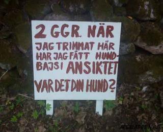 Nä, men det var min...