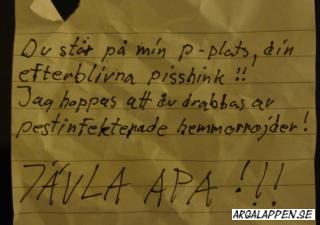 Vanliga hemmorrojder är inte straff nog till felparkerare